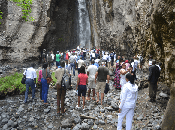 Tululusia waterfall view 2
